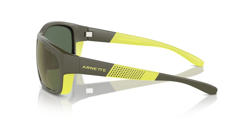 ARNETTE-4337 28546R MILITARY/LIME MATTE/SHINY(DARK GREEN MIRROR PETROL 63*16, Verde, hi-res image number 2