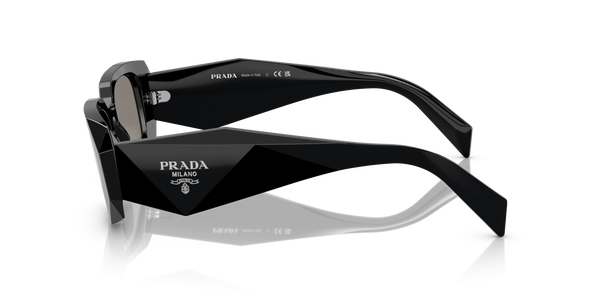 PRADA-17WS/S 1AB07Z BLACK (GREY MIRROR INTERNAL SILVER) 49*20, Negro, hi-res 2