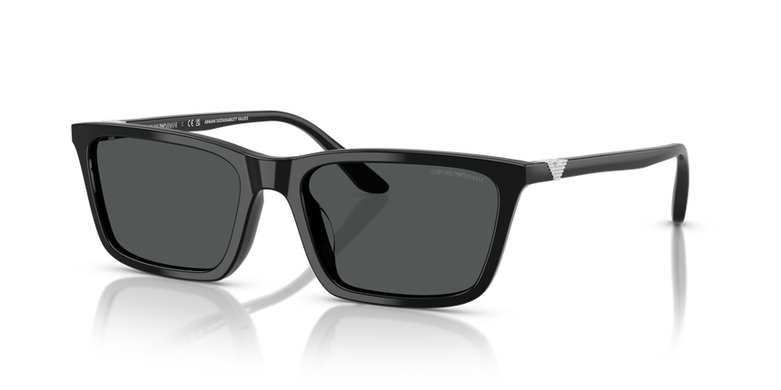 EMPORIO-4239U/S 501787 SHINY BLACK(DARK GREY 55*18, , hi-res image number 0