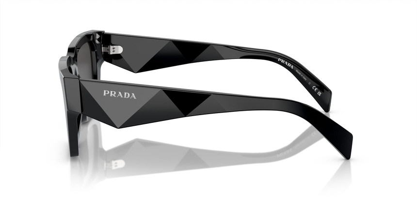 PRADA-A06S/S 16K08Z BLACK(DARK GREY 50*21, Negro, hi-res image number 2