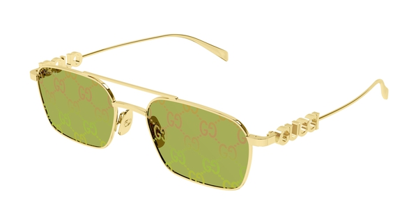 gucci-1804s/s 002 gold-gold-green 54*19