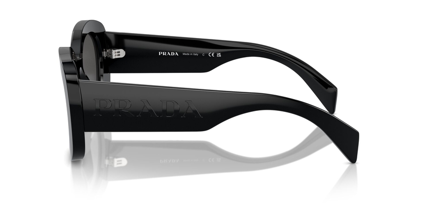 PRADA-A13S/S 1AB5S0 BLACK(DARK GREY 54*23, Negro, hi-res image number 2