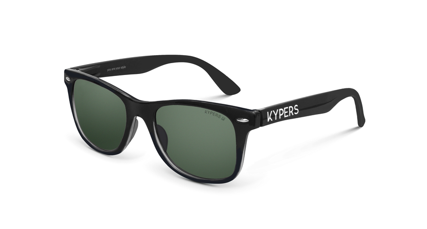 KYPERS-SANFRANCISCO/S SF009 MATTE BLACK DARK GREEN 50*20, Negro mate, hi-res image number 0