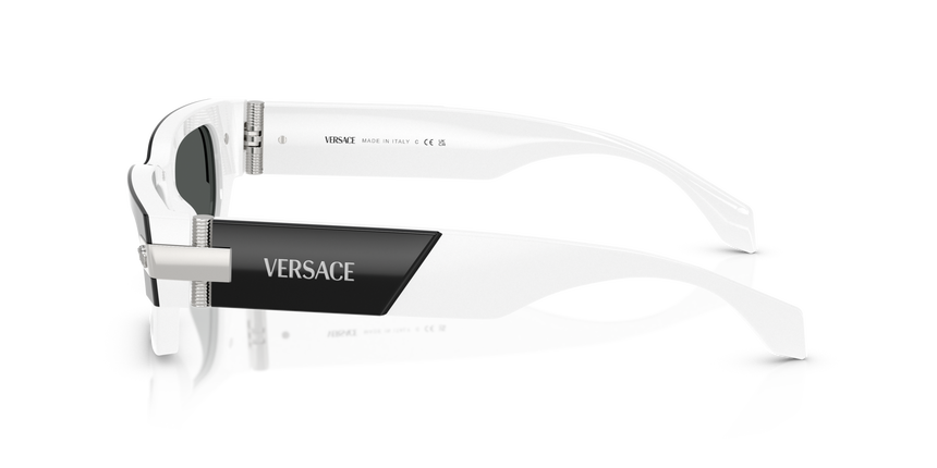 VERSACE-4465/S 545987 TOP BLACK/WHITE(DARK GREY 53*18, , hi-res image number 2