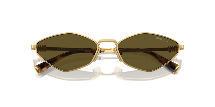 MIUMIU-56ZS/S 5AK/09Z GOLD (BROWN 56*17, Dorado, hi-res image number 3