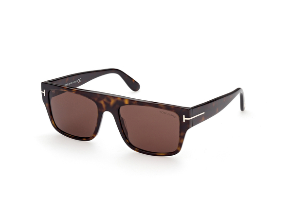 TOMFORD-0907/S 52E dark havana (brown 55*19, Havana, hi-res 0