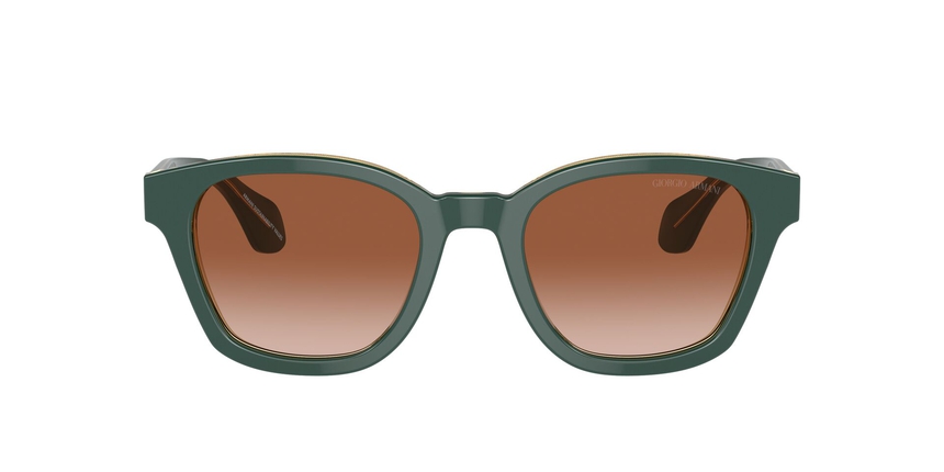 ARMANI-8207/S 608613 TOP GREEN/TRANSPARENT OLIVE(GRADIENT BROWN 50*21, , hi-res image number 1