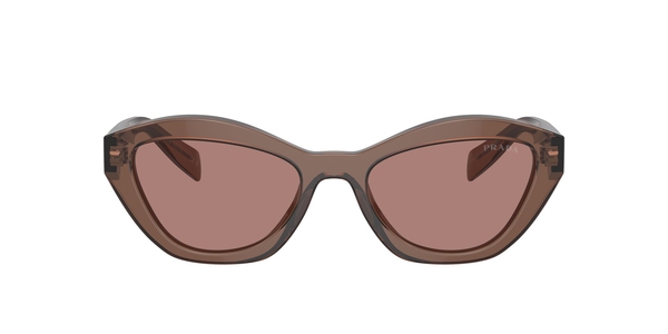 PRADA-A02S/S 17O60B BROWN TRANSPARENT 52*19, Marrón transparente, hi-res 1