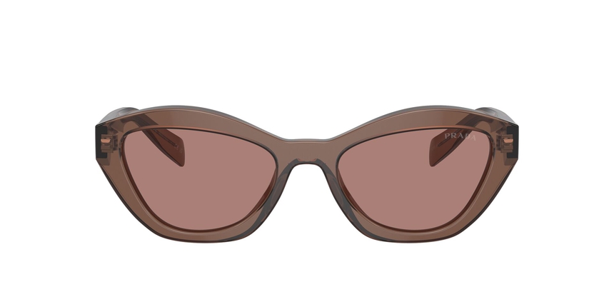 PRADA-A02S/S 17O60B BROWN TRANSPARENT 52*19, Marrón transparente, hi-res image number 1