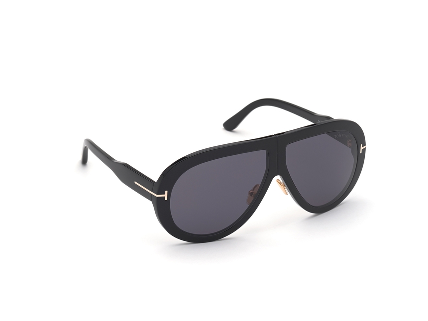 TOMFORD-0836/S 01A shiny black  (smoke 61*10, Negro, hi-res image number 5
