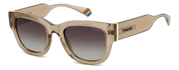 POLAROID-6213/S/X/S 10A*LA BEIGE(BROWN SHADED POLARIZED 51*21, Beige, hi-res 0