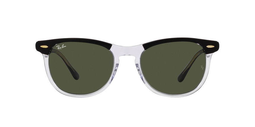 RB-2398 129431 BLACK ON TRANSPARENT(GREEN 53*21, Negro|Trasparente, hi-res image number 1