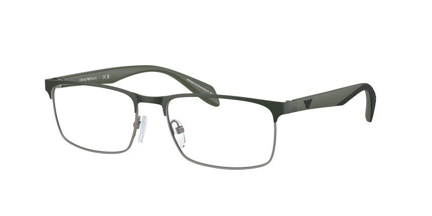 EMPORIO-1149/G 3367 MATTE GUNMETAL/GREEN 56*17, , hi-res image number 0