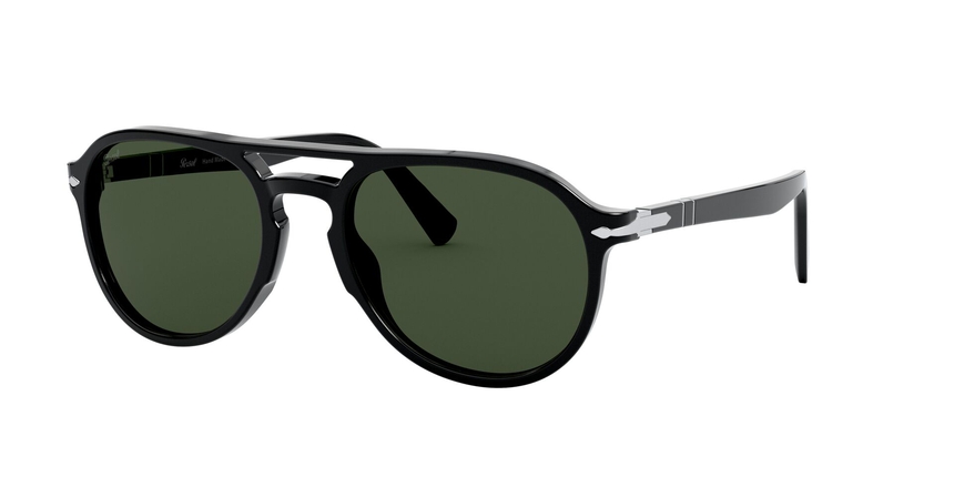 PERSOL-3235/S 95/31 BLACK/GREEN 55*20, Negro, hi-res image number 0