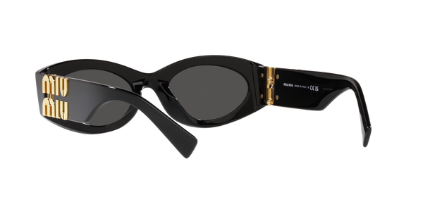 MIUMIU-11W/S 1AB5S0 NEGRA/NEGRA ORO 54*21, Negro, hi-res 4