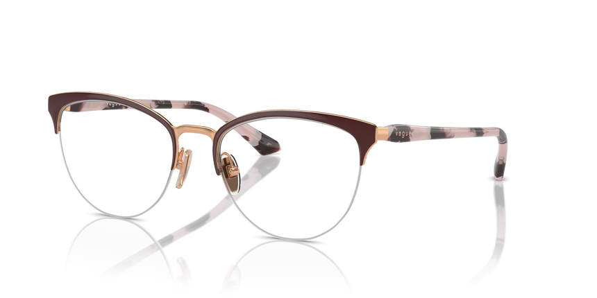 VOGUE-4304/G 5170 TOP BORDEAUX/ROSE GOLD 51*18, , hi-res image number 0