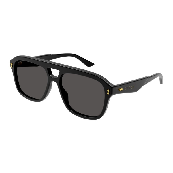 GUCCI-1263S/S 001 BLACK 57*16, Negro, hi-res 0