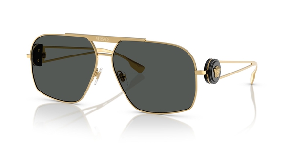 VERSACE-2269/S 100287 GOLD(DARK GREY 62*13, , hi-res 0