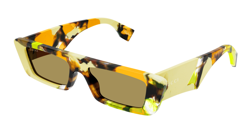 GUCCI-GG1625S/S 001 YELLOW (BROWN) 54*16, Amarillo, hi-res image number 0