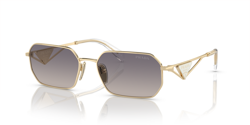 PRADA-A51S/S ZVN30C PALE GOLD (GRAD BLUE MIRROR INT SILVER) 58*17, Oro pálido, hi-res image number 0