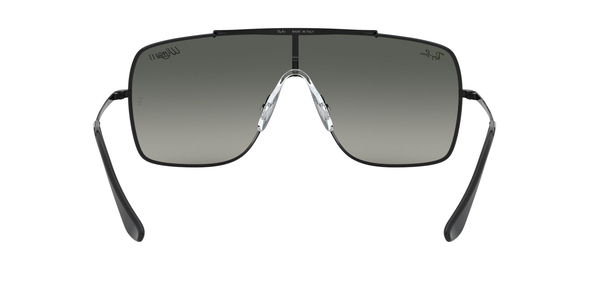 RB-3697 002/11 BLACK (GREY GRADIENT DARK GREY) 35*13, Negro, hi-res 5
