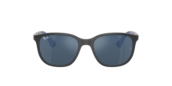 RJ-9078S 715155 GRAY ON RUBBER BLU(DARK BLUE MIRROR BLUE 48*16, Gris | Azul, hi-res 1