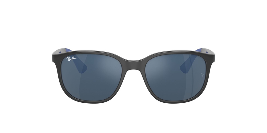 RJ-9078S 715155 GRAY ON RUBBER BLU(DARK BLUE MIRROR BLUE 48*16, Gris | Azul, hi-res image number 1