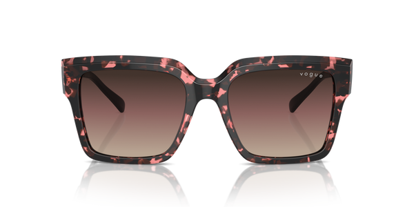 VOGUE-5553/S 3148E2 RED TORTOISE(BROWN GRAD PURPLE GRAD BLACK 54*19, Rojo havana, hi-res 1