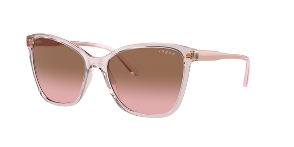 VOGUE-5520/S 294214 TRANSPARENT PINK(PINK GRADIENT BROWN 56*17, Rosa transparente, hi-res 0