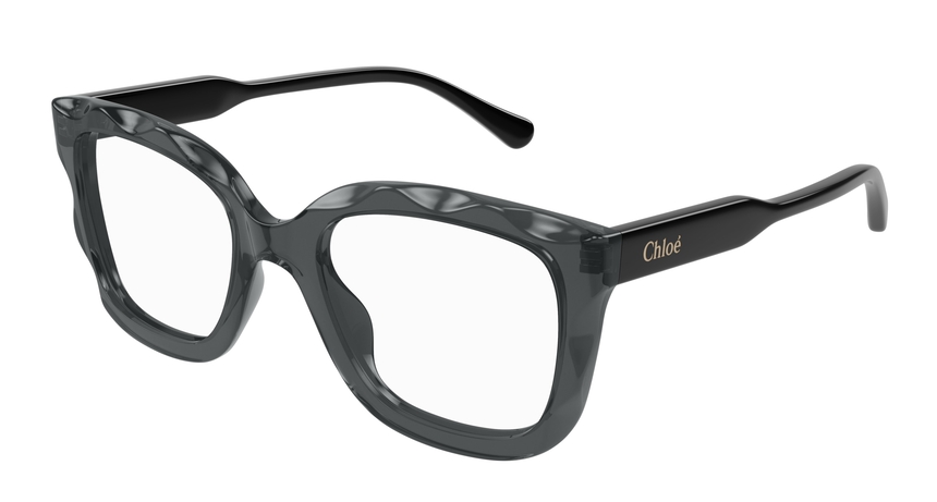 CHLOE-0229O/G 001 GREY/BLACK TRANSPARENT 52*20, , hi-res image number 0