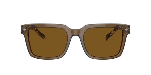 VOGUE-5573/S 314483 TRANSPARENT OLIVE GREEN(DARK BROWN POLAR 55*20, Verde transparente, hi-res 1