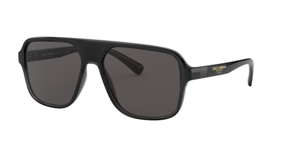 GABBANA-6134/S 325787 TRANSPARENT GREY/BLACK(GREY 57*16, Negro, hi-res 0