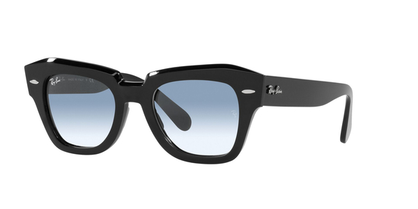 RB-2186 12943M BLACK ON TRASPARENT(BLUE GRADIENT GREY 49*20, Negro, hi-res 0