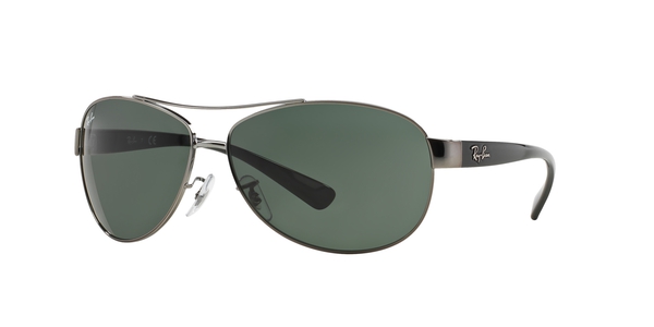 RB-3386 004/71*3N GUN MTL/NEGRO (VERDE) 63*13, Negro, hi-res 0