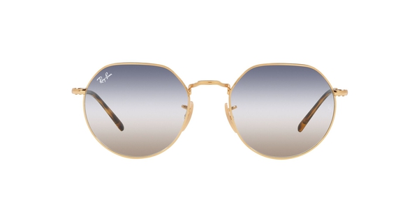 RB-3565 001/GD ARISTA(CLEAR GRADIENT BLUE 53*20, Dorado, hi-res 1