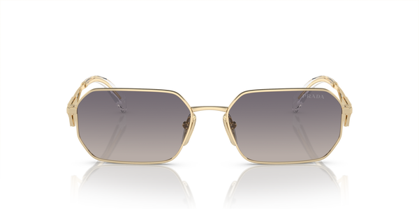 PRADA-A51S/S ZVN30C PALE GOLD (GRAD BLUE MIRROR INT SILVER) 58*17, Oro pálido, hi-res 1