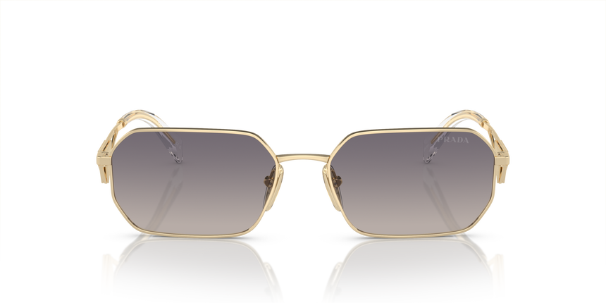 PRADA-A51S/S ZVN30C PALE GOLD (GRAD BLUE MIRROR INT SILVER) 58*17, Oro pálido, hi-res image number 1