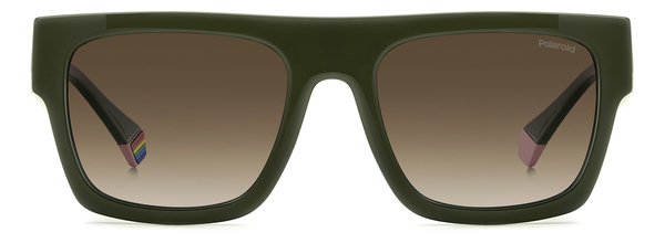 POLAROID-6224/S/X/S 1ED*LA GREEN(BROWN SHADED POLARIZED 54*20, Verde, hi-res 1