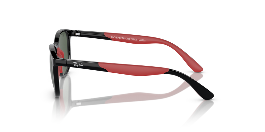 RJ-9077S 713171 BLACK ON RUBBER RED (DARK GREEN) 49*16, Negro | Rojo, hi-res image number 2