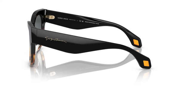 ARMANI-8195U/S 587519 BLACK/YELLOW HAVANA(GREY GRADIENT 51*19, , hi-res 2