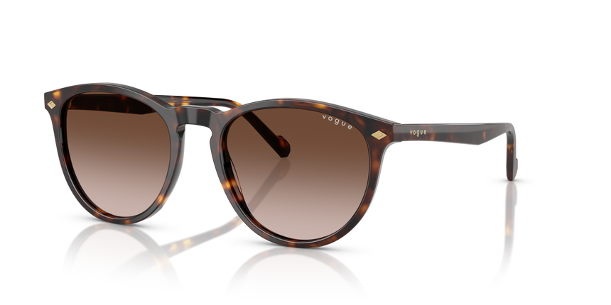 VOGUE-5599/S W65613 DARK HAVANA(GRADIENT BROWN 53*19, , hi-res image number 0