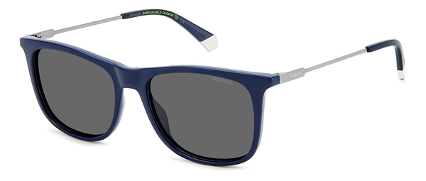 POLAROID-4145/S/X/S PJP*M9 BLUE(GREY POLARIZED 55*17, Azul, hi-res 0