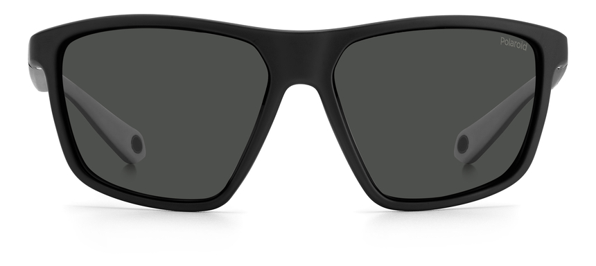 POLAROID-7040/S 08A*M9 BLACK GREY(GREY POLARIZED (they float+goma elastica 59*14, Negro, hi-res image number 1