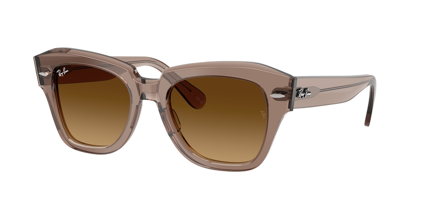 RB-2186 682785 TRANSPARENT LIGHT BROWN(GRADIENT BROWN 49*20, Marr&oacute;n, hi-res image number 0