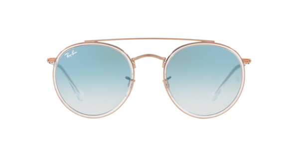 RB-3647N 90683F COPPER(CLEAR GRADIENT BLUE 51*22, Dorado, hi-res 1