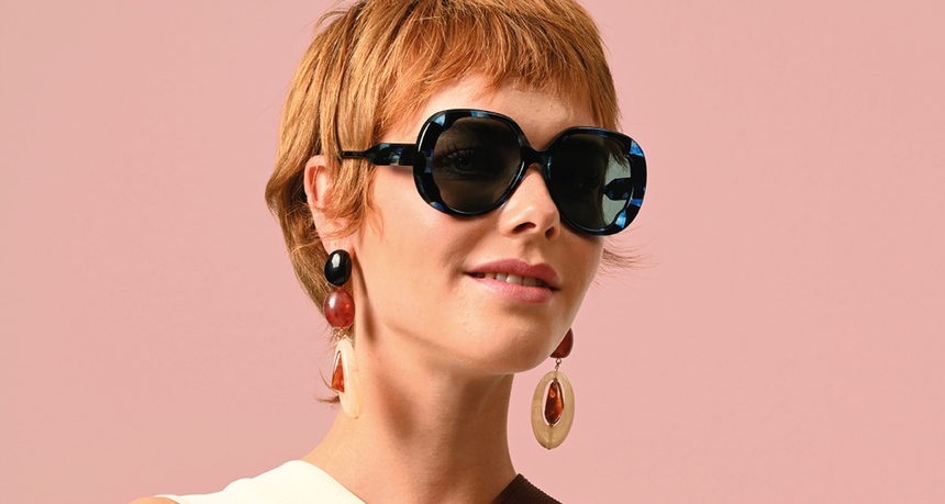 CHLOE-0195S/S 003 HAVANA(BLUE 56*16, Havana Azul, hi-res image number 1