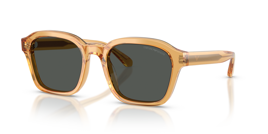 EMPORIO-4245U/S 624687 SHINY TRANSPARENT YELLOW(DARK GREY 54*21, , hi-res image number 0