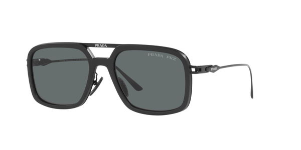 PRADA-57ZS/S 1BO5Z1 MATTE BLACK(POLAR DARK GREY 55*19, Negro, hi-res 0