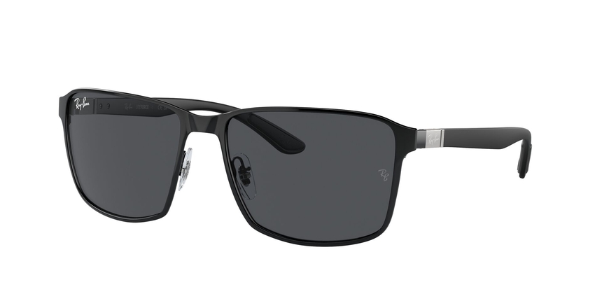 RB-3721 186/87 MATTE BLACK ON BLACK( 59*17, Negro, hi-res image number 0