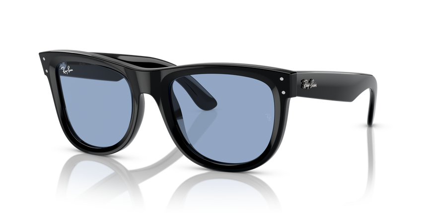 RB-0502S 667772 BLACK(LIGHT BLUE 50*22, Negro, hi-res image number 0